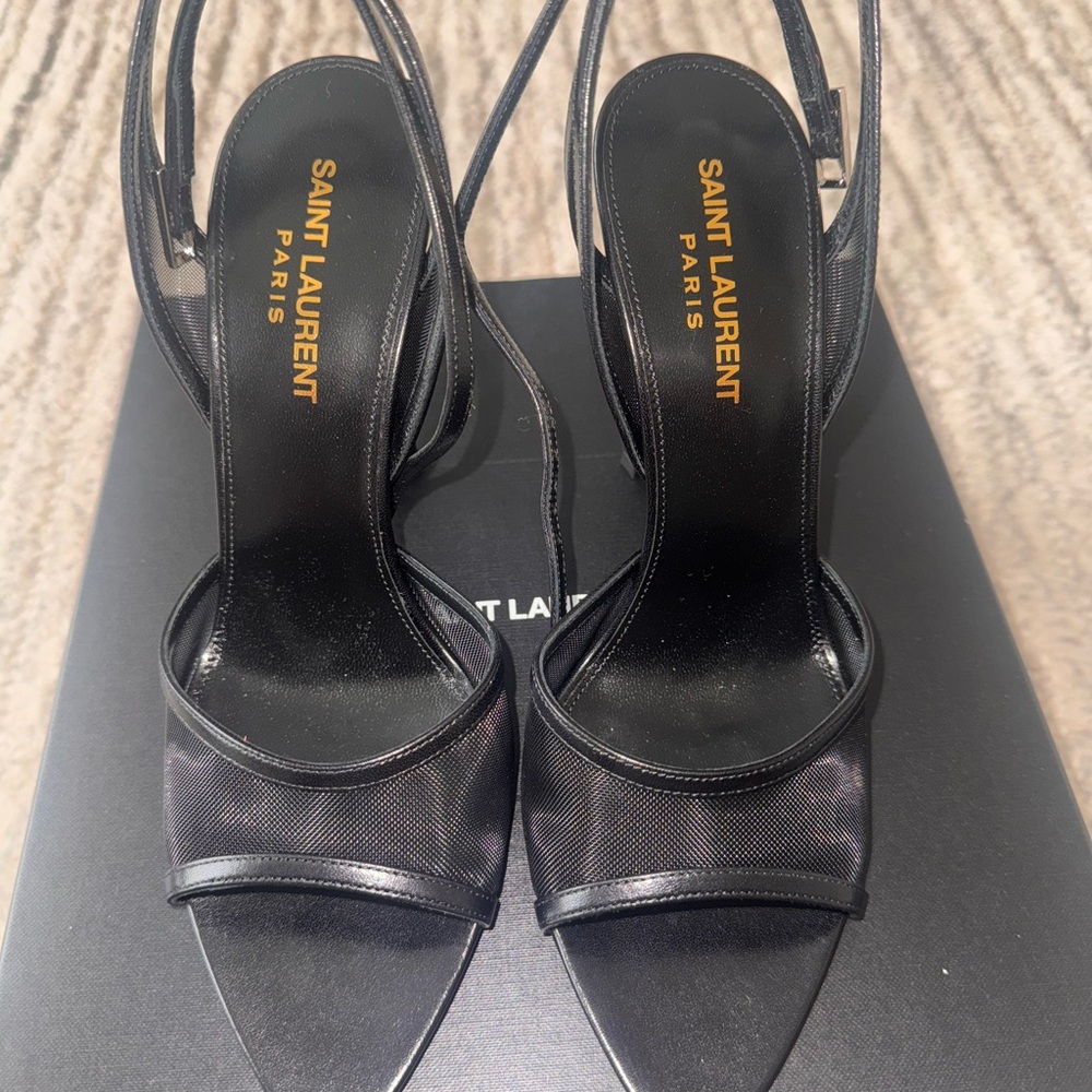 Saint Laurent Black Heels Timeless Elegance